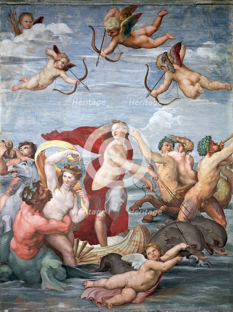 Triumph of Galatea, c. 1512. Artist: Raphael (1483-1520)
