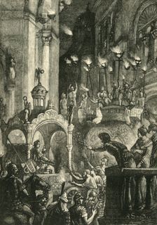 Triumph of Heraclius at Constantinople (629AD), 1890. Creator: Unknown