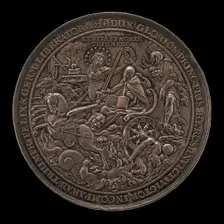Triumph of King Gustavus Adolphus [reverse], 1634. Creator: Sebastian Dadler