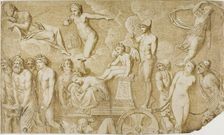 Triumph of Love (after antique bas-relief), n.d. Creator: Pompeo Batoni