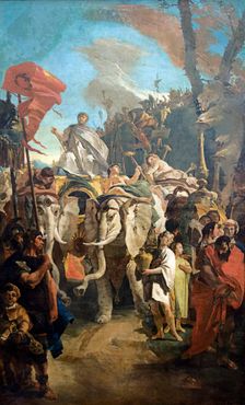 Triumph of Manius Curius Dentatus, 1726. Creator: Giovanni Battista Tiepolo