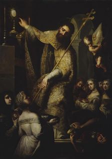 Triumph of St Norbert, 1680. Creator: Simón de León y Leal