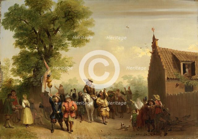 Triumph of Stoffel Brinkerhoff, on His Return from His Conquests in the East, 1835. Creator: John Gadsby Chapman.