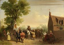 Triumph of Stoffel Brinkerhoff, on His Return from His Conquests in the East, 1835. Creator: John Gadsby Chapman