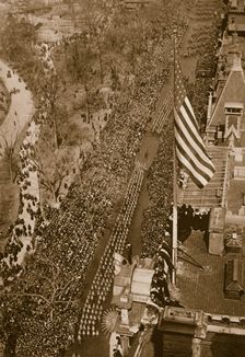 Triumphal march of the 27th Division, U.S. Army, in New York, March 25th, 1919