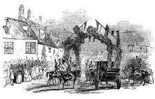 Triumphal arch at Great Weldon, 1844. Creator: Unknown
