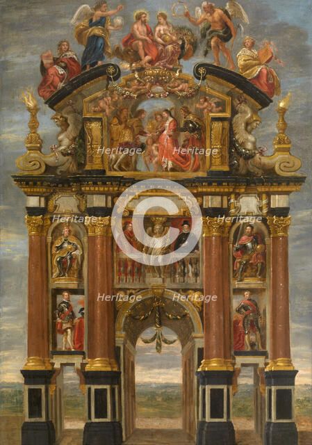 Triumphal Arch of King Philip IV of Spain. Creator: Theodoor van Thulden.