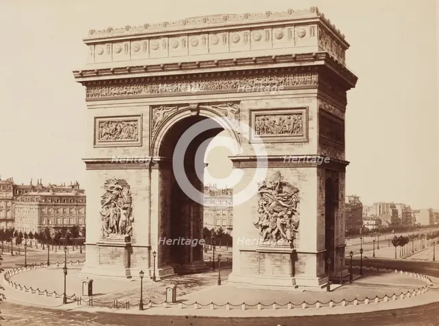 Triumphal Arch, Paris, between 1860 and 1870. Creator: Edouard Baldus.