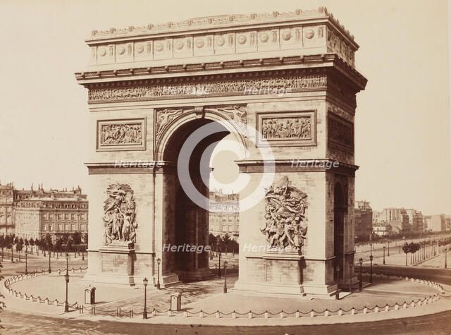 Triumphal Arch, Paris, between 1860 and 1870. Creator: Edouard Baldus.