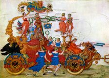 Triumphal Car of the Emperor Maximilian I 16th century.Artist: Albrecht Dürer