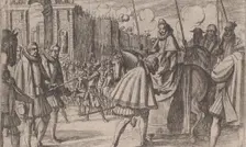 Triumphal Entry of Margaret of Austria into Milan, from The Life of Margaret of Austria, p..., 1612. Creator: Antonio Tempesta
