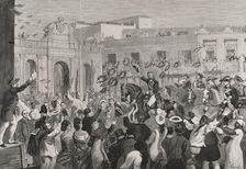 Triumphal entry of Martínez Campos into Havana on June 14, 1878. Creators: Juan Comba García, Andrés Ovejero