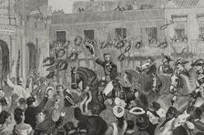 Triumphal entry of Martínez Campos into Havana on June 14, 1878. Creators: Juan Comba García, Andrés Ovejero