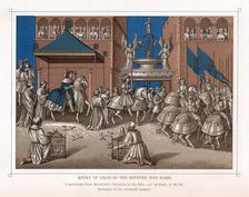 Triumphal entry of Charles VII, King of France, into Paris, c1435