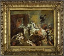 Triumphal entry of Henri IV into Paris, after Rubens, c.1858. Creator: Jean-Baptiste Carpeaux