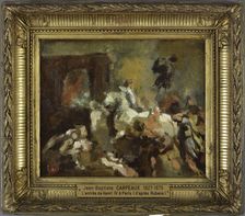 Triumphal entry of Henri IV into Paris, after Rubens, c.1858. Creator: Jean-Baptiste Carpeaux