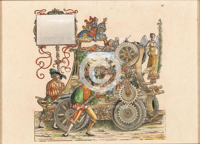 Triumphal Procession of the Emperor Maximilian I. Creator: Springinklee, Hans (c. 1490/95-c. 1540).