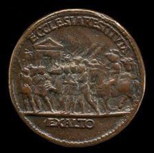 Triumphal Procession [reverse]. Creator: Cristoforo di Geremia