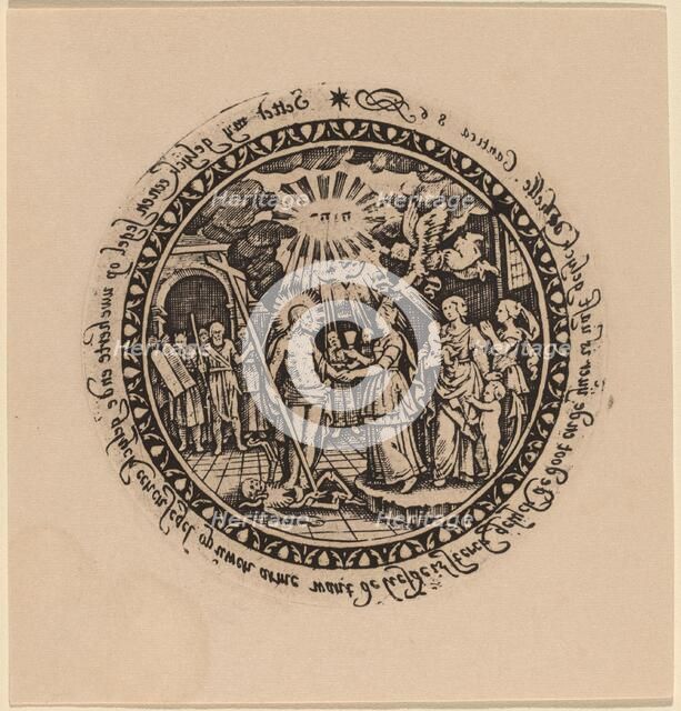 Triumphant Christ with Prophets and Saints. Creator: Unknown.