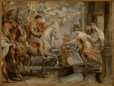 Triumphant Entry of Constantine into Rome, about 1621. Creator: Peter Paul Rubens