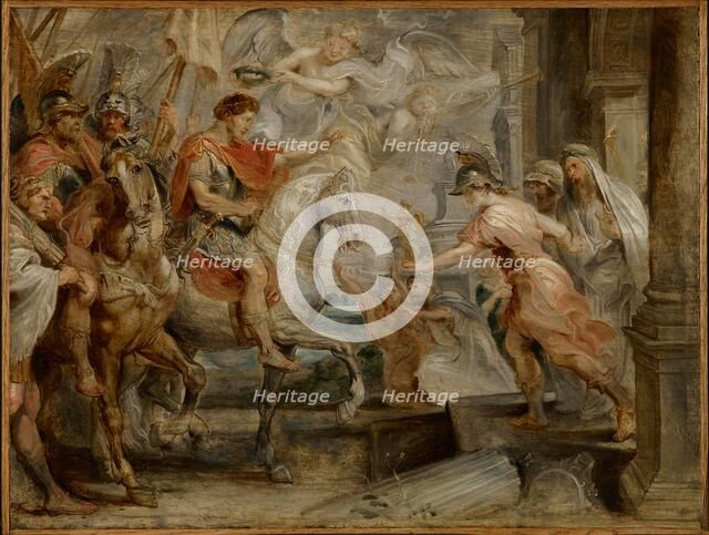 Triumphant Entry of Constantine into Rome, about 1621. Creator: Peter Paul Rubens.