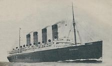 Triumphant for Twenty Years. The Mauretania, built in 1907 c1927, (1936)
