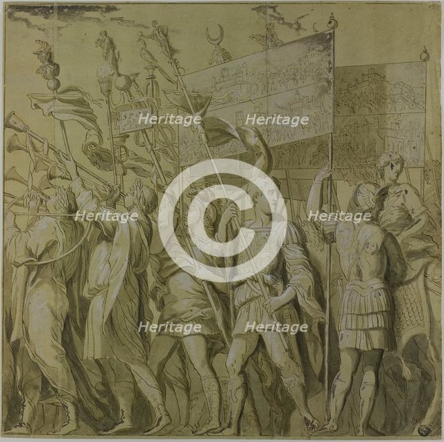 Triumphs of Julius Caesar: Canvas No. I, n.d. Creator: Unknown.