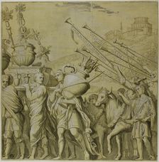 Triumphs of Julius Caesar: Canvas No. IV, 18th century. Creator: Unknown