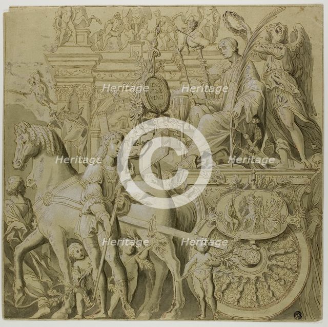 Triumphs of Julius Caesar: Canvas No. IX, 18th century. Creator: Unknown.