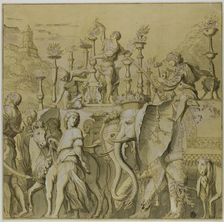 Triumphs of Julius Caesar: Canvas No. V, 18th century. Creator: Unknown