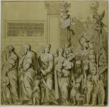 Triumphs of Julius Caesar: Canvas No. VII, 18th century. Creator: Unknown