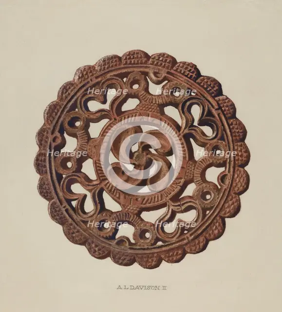 Trivet, 1935/1942. Creator: Austin L. Davison.