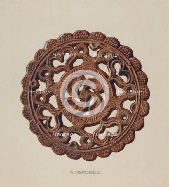 Trivet, 1935/1942. Creator: Austin L. Davison.