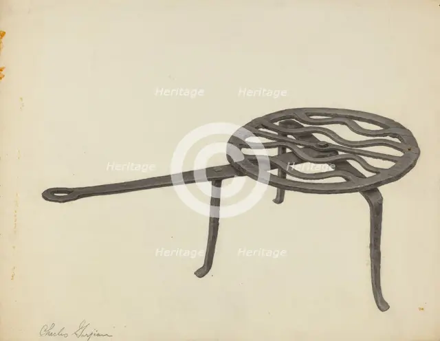 Trivet, 1935/1942. Creator: Charles Garjian.