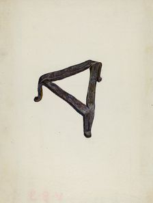 Trivet, 1935/1942. Creator: Edna C. Rex