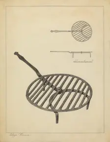 Trivet, 1935/1942. Creator: Filippo Porreca