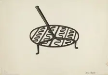 Trivet, 1935/1942. Creator: Lon Cronk