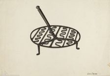 Trivet, 1935/1942. Creator: Lon Cronk