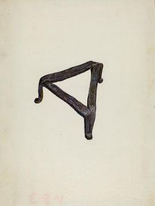 Trivet, 1935/1942. Creator: Edna C. Rex