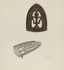 Trivet, 1939. Creator: Milton Bevier