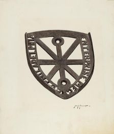 Trivet, 1941. Creator: Sydney Roberts