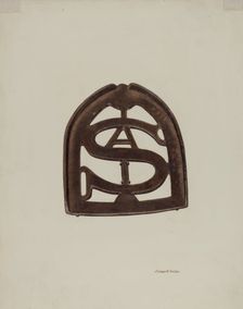 Trivet, c. 1941. Creator: Margaret Golden