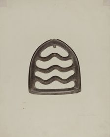 Trivet, c. 1941. Creator: Ardella Watkins