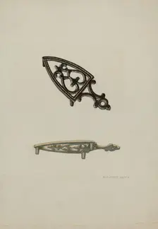 Trivet, c. 1941. Creator: Dorothea Bates