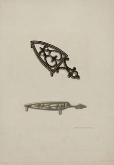 Trivet, c. 1941. Creator: Dorothea Bates