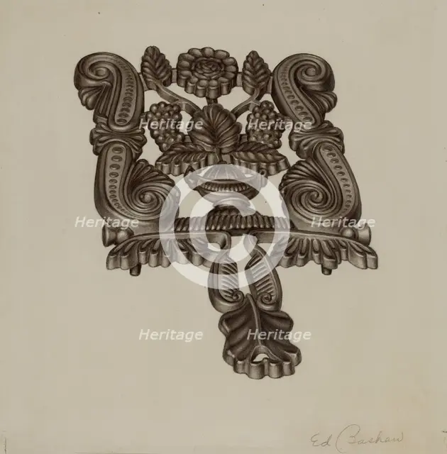 Trivet, c. 1941. Creator: Edward Bashaw.