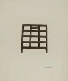 Trivet, c. 1941. Creator: F.C. Davenport