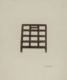 Trivet, c. 1941. Creator: F.C. Davenport