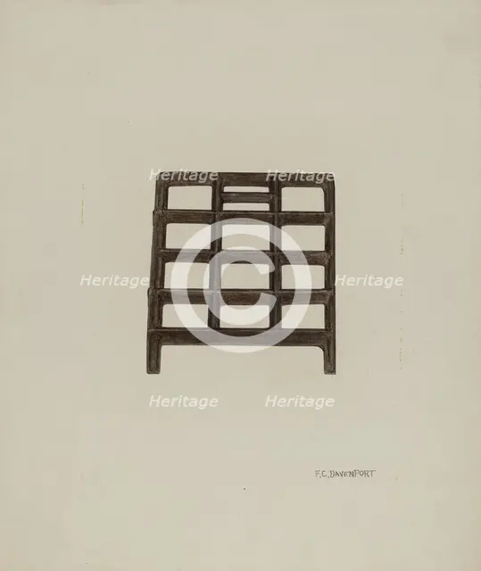Trivet, c. 1941. Creator: F.C. Davenport.
