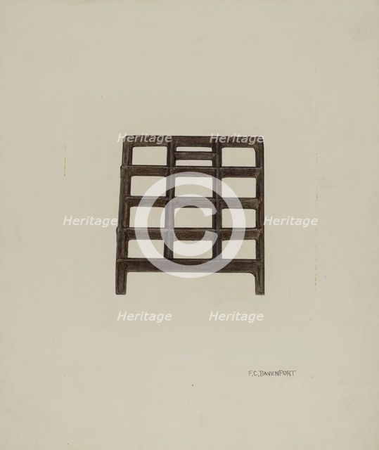 Trivet, c. 1941. Creator: F.C. Davenport.